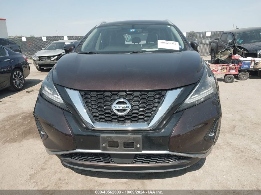 2019 Nissan Murano Sl VIN: 5N1AZ2MJXKN102271 Lot: 40562803