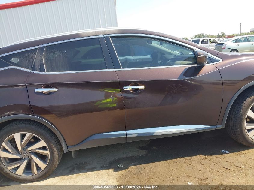 2019 Nissan Murano Sl VIN: 5N1AZ2MJXKN102271 Lot: 40562803