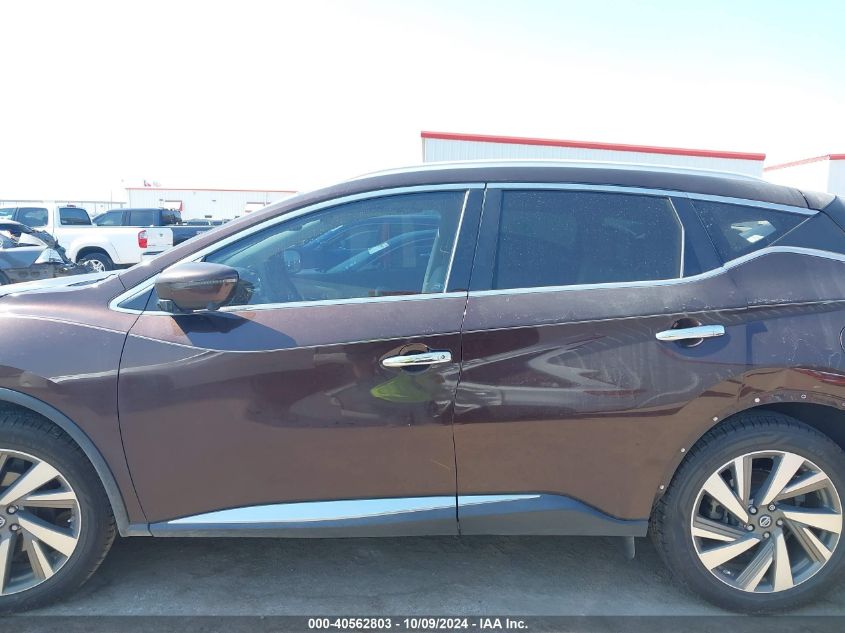 2019 Nissan Murano Sl VIN: 5N1AZ2MJXKN102271 Lot: 40562803