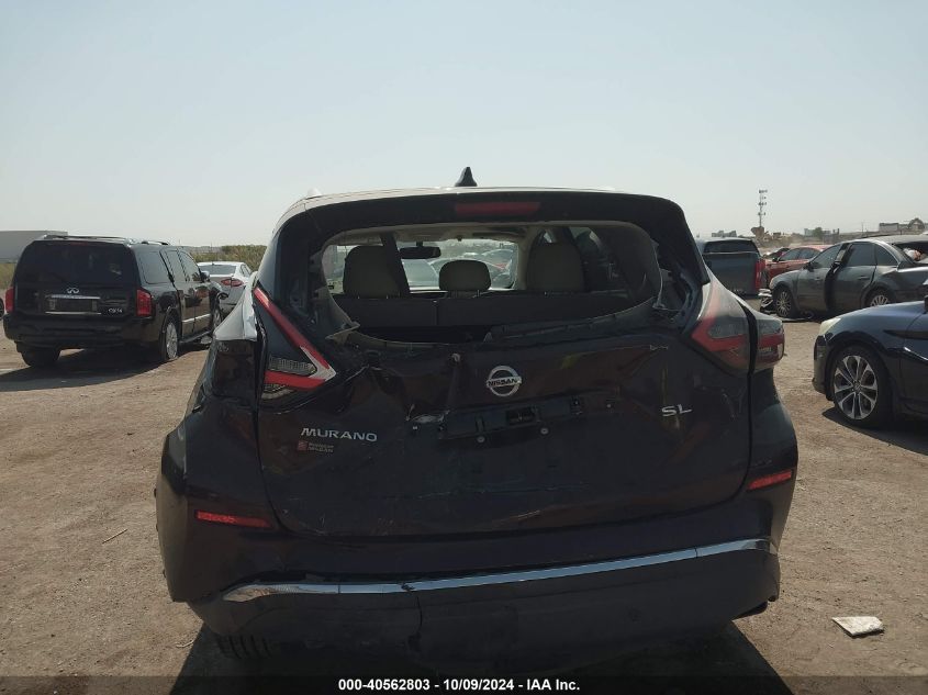 2019 Nissan Murano Sl VIN: 5N1AZ2MJXKN102271 Lot: 40562803