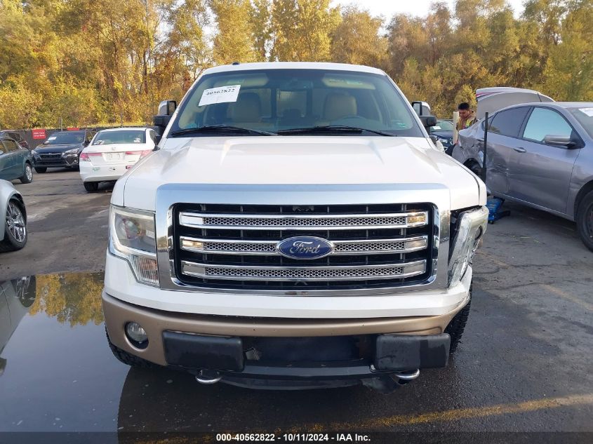 1FTFX1E64DFA75425 2013 Ford F-150 Lariat