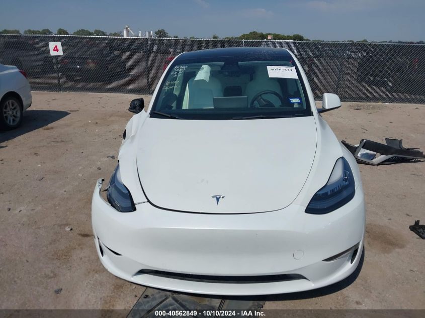 2021 TESLA MODEL Y LONG RANGE DUAL MOTOR ALL-WHEEL DRIVE - 5YJYGAEE9MF189909