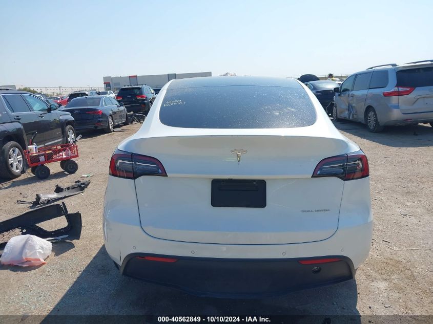 2021 TESLA MODEL Y LONG RANGE DUAL MOTOR ALL-WHEEL DRIVE - 5YJYGAEE9MF189909