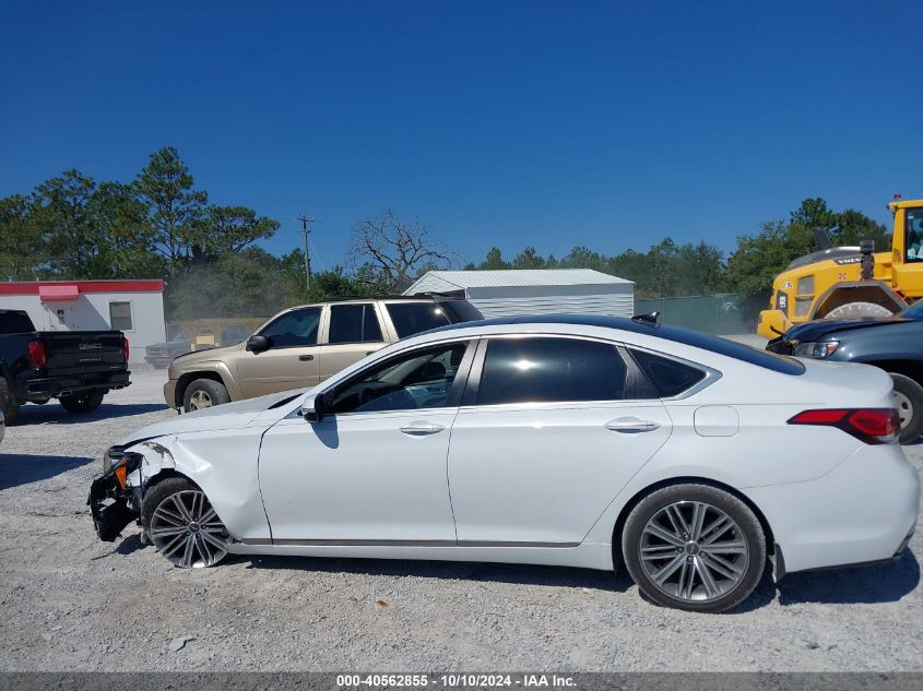 2018 Genesis G80 3.8 VIN: KMHGN4JE9JU225122 Lot: 40562855