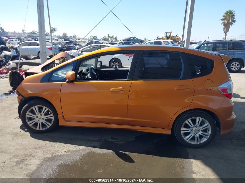 2009 Honda Fit Sport VIN: JHMGE88479S012989 Lot: 40562914