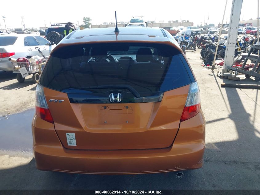 2009 Honda Fit Sport VIN: JHMGE88479S012989 Lot: 40562914