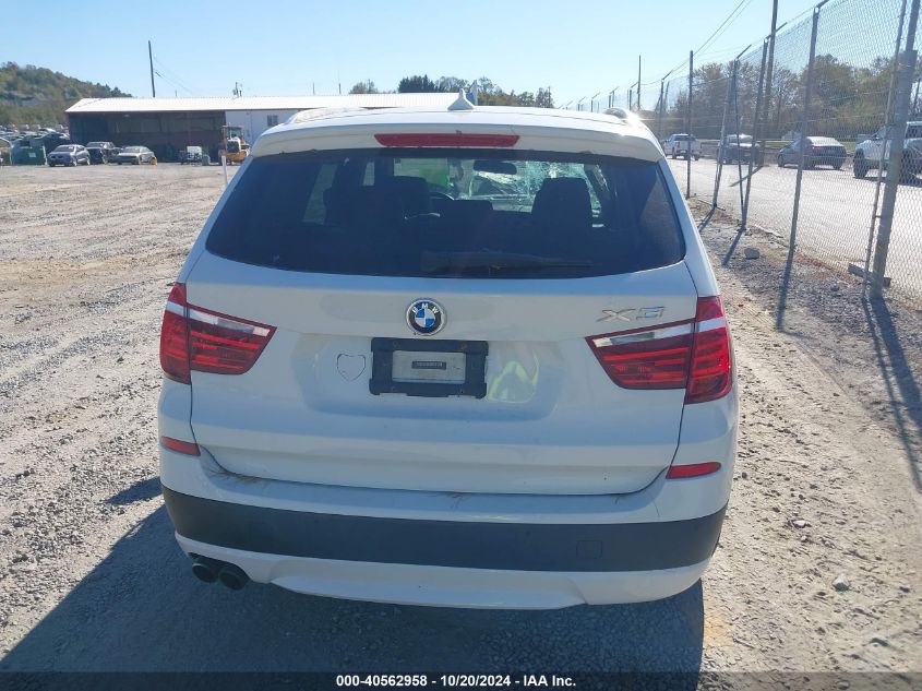 2014 BMW X3 xDrive28I VIN: 5UXWX9C56E0D43728 Lot: 40562958