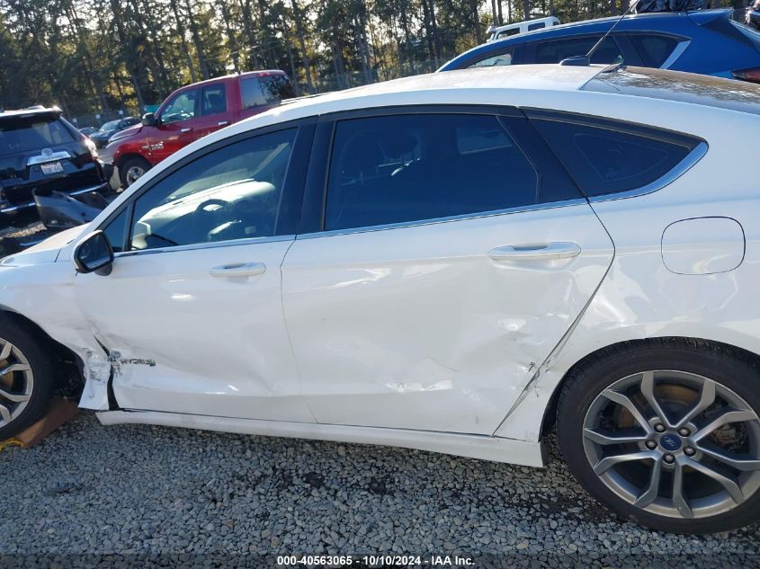 2017 Ford Fusion Hybrid Se VIN: 3FA6P0LU7HR356967 Lot: 40563065