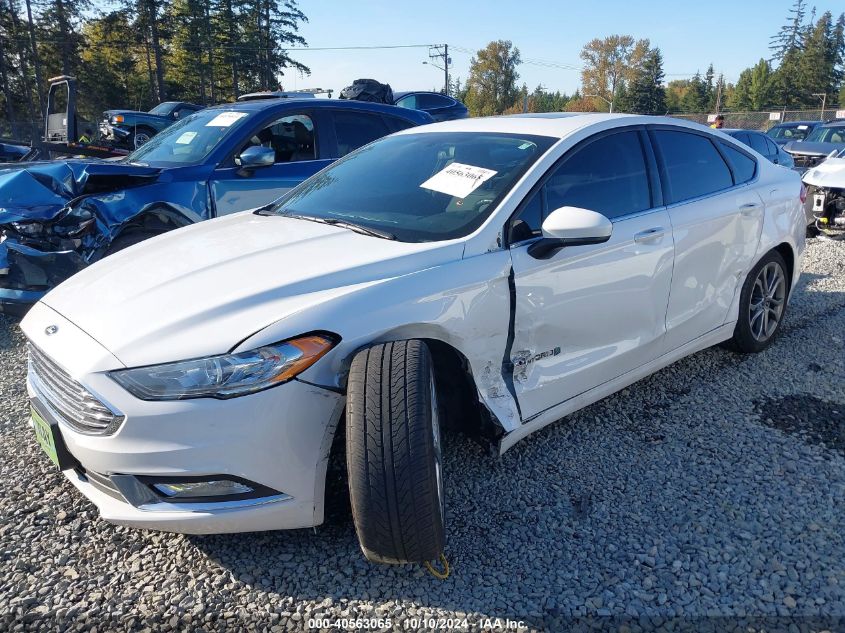 2017 Ford Fusion Hybrid Se VIN: 3FA6P0LU7HR356967 Lot: 40563065