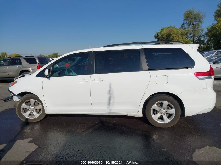 2011 Toyota Sienna Le V6 VIN: 5TDKK3DC8BS139303 Lot: 40563070