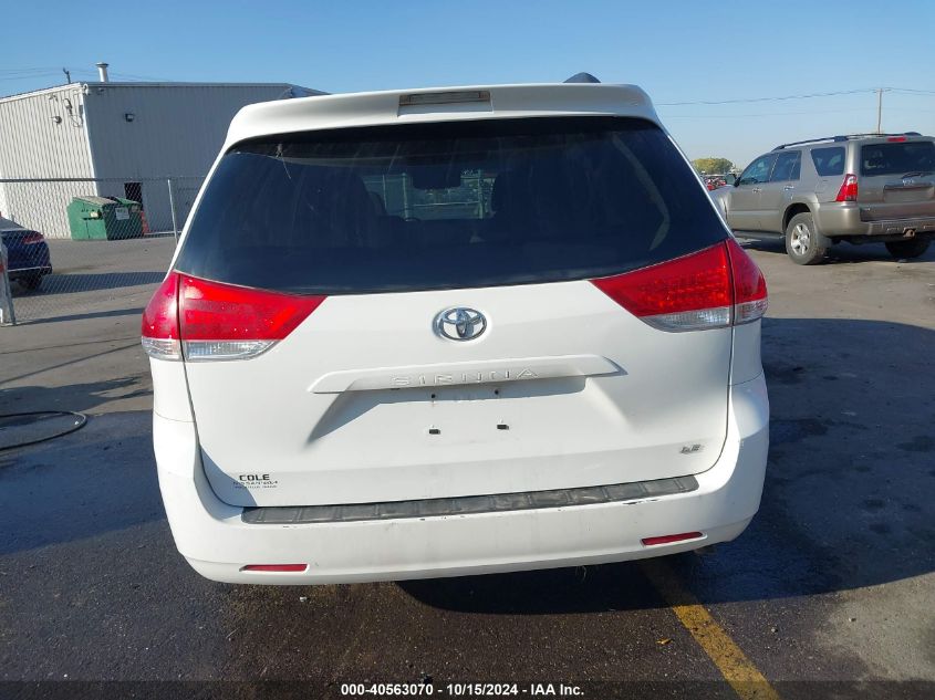 2011 Toyota Sienna Le V6 VIN: 5TDKK3DC8BS139303 Lot: 40563070