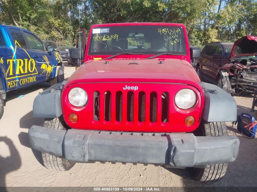 2009 Jeep Wrangler Unlimited X VIN: 1J4GZ391X9L709705 Lot: 40563109