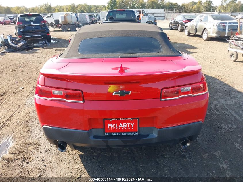 2015 Chevrolet Camaro 1Lt VIN: 2G1FD3D3XF9259624 Lot: 40563114