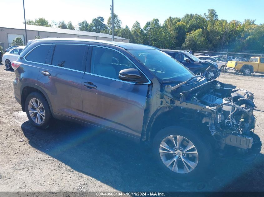 5TDJKRFH4FS119319 2015 TOYOTA HIGHLANDER - Image 1