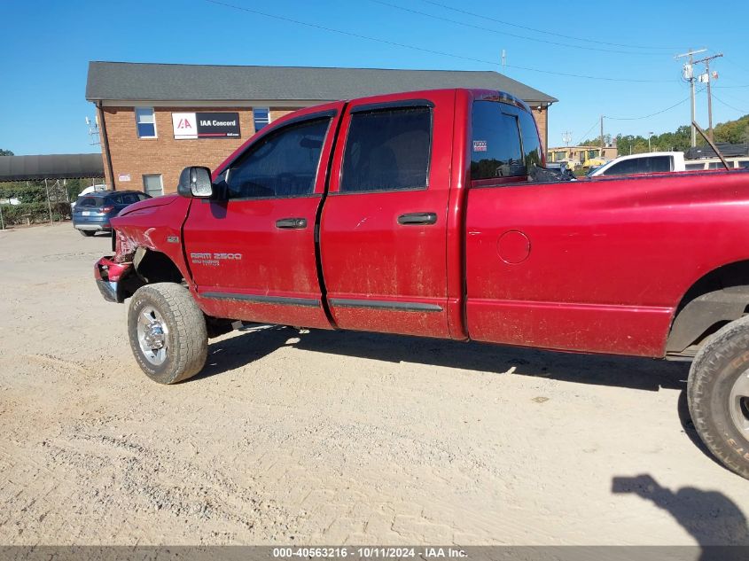 3D7KS28D86G259125 2006 Dodge Ram 2500 St/Slt