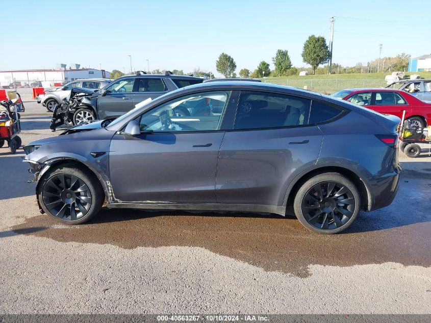 2023 Tesla Model Y Awd/Long Range Dual Motor All-Wheel Drive VIN: 7SAYGDEE8PA176557 Lot: 40563267