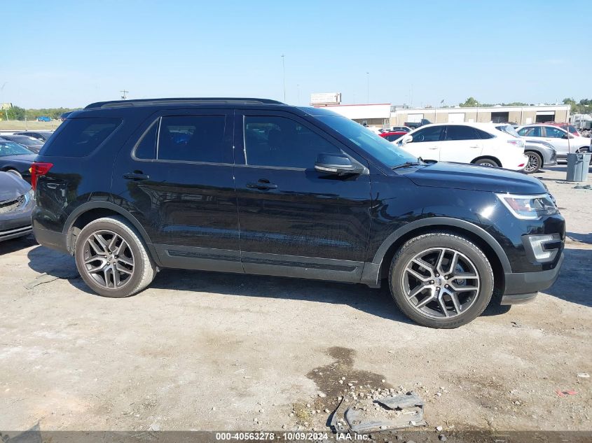 2017 Ford Explorer Sport VIN: 1FM5K8GT5HGA98942 Lot: 40563278