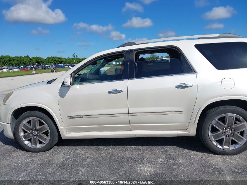 2012 GMC Acadia Denali VIN: 1GKKRTED9CJ237858 Lot: 40563306