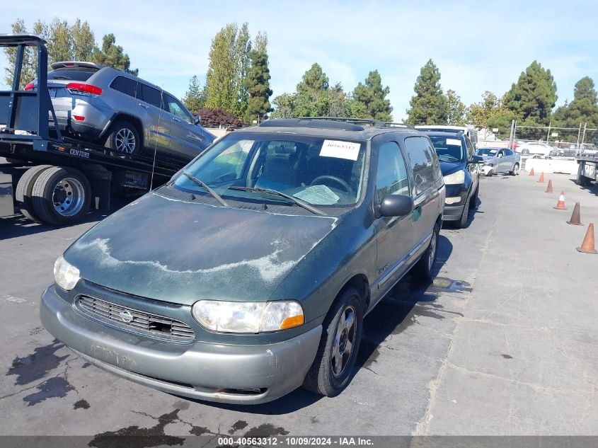 1999 Nissan Quest Gle/Gxe/Se VIN: 4N2XN11TXXD811710 Lot: 40563312