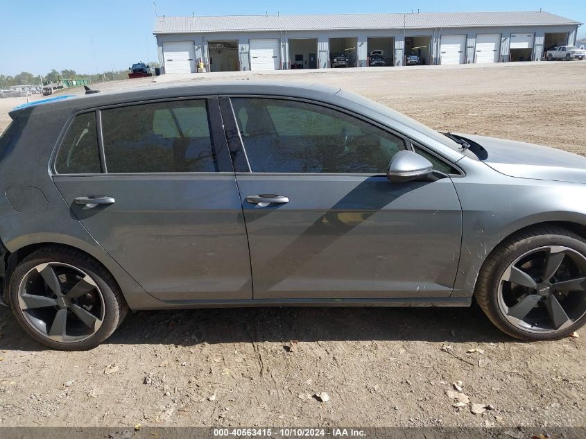 2017 Volkswagen Golf Tsi S 4-Door/Tsi Wolfsburg Edition 4-Door VIN: 3VW117AU9HM074230 Lot: 40563415