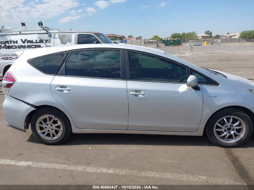 JTDZN3EU6FJ023484 2015 Toyota Prius V Three