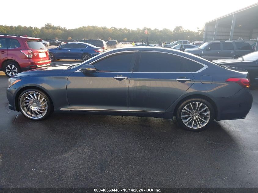 2015 Hyundai Genesis 3.8 VIN: KMHGN4JEXFU049494 Lot: 40563448