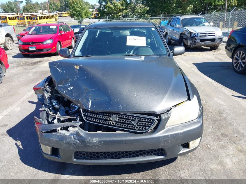 2003 Lexus Is 300 Base W/5-Speed Manual VIN: JTHBD192130079284 Lot: 40563447