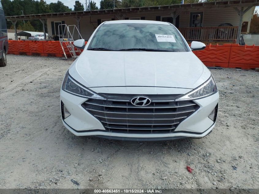 2019 Hyundai Elantra Sel VIN: 5NPD84LF0KH453512 Lot: 40563451