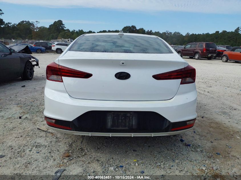 2019 Hyundai Elantra Sel VIN: 5NPD84LF0KH453512 Lot: 40563451