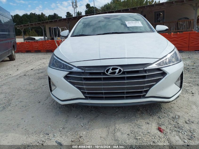 2019 Hyundai Elantra Sel VIN: 5NPD84LF0KH453512 Lot: 40563451