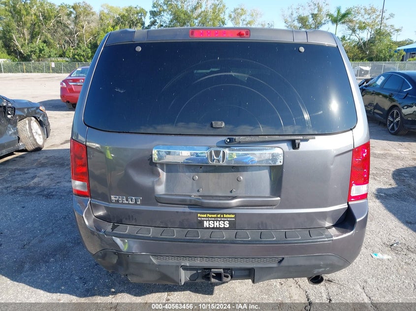 2015 Honda Pilot Ex-L VIN: 5FNYF3H58FB013284 Lot: 40563456