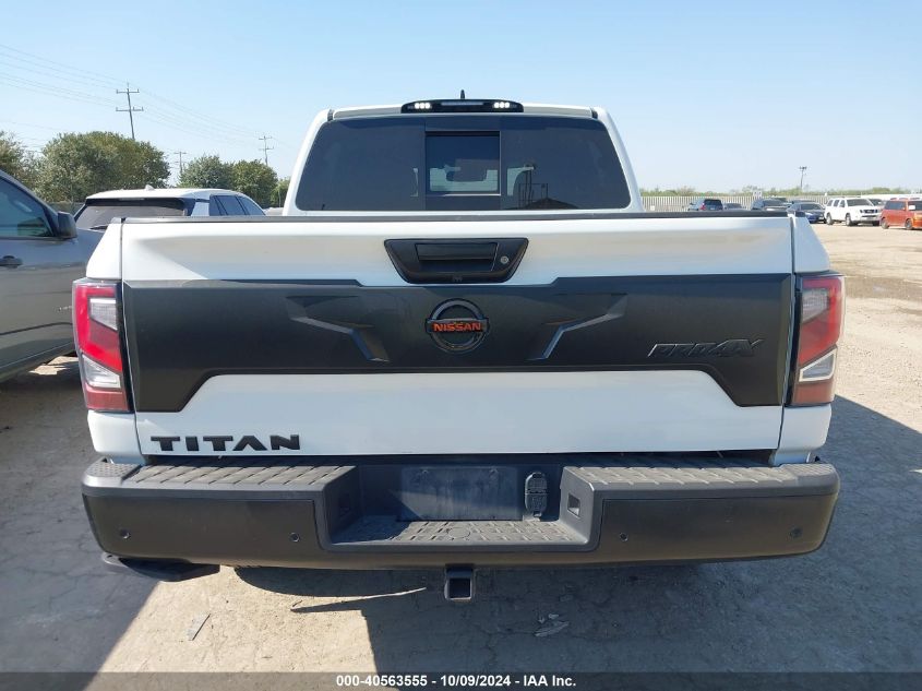 2022 Nissan Titan Sv/Sl/Pro-4X/Platinum Reserve VIN: 1N6AA1ED0NN102277 Lot: 40563555