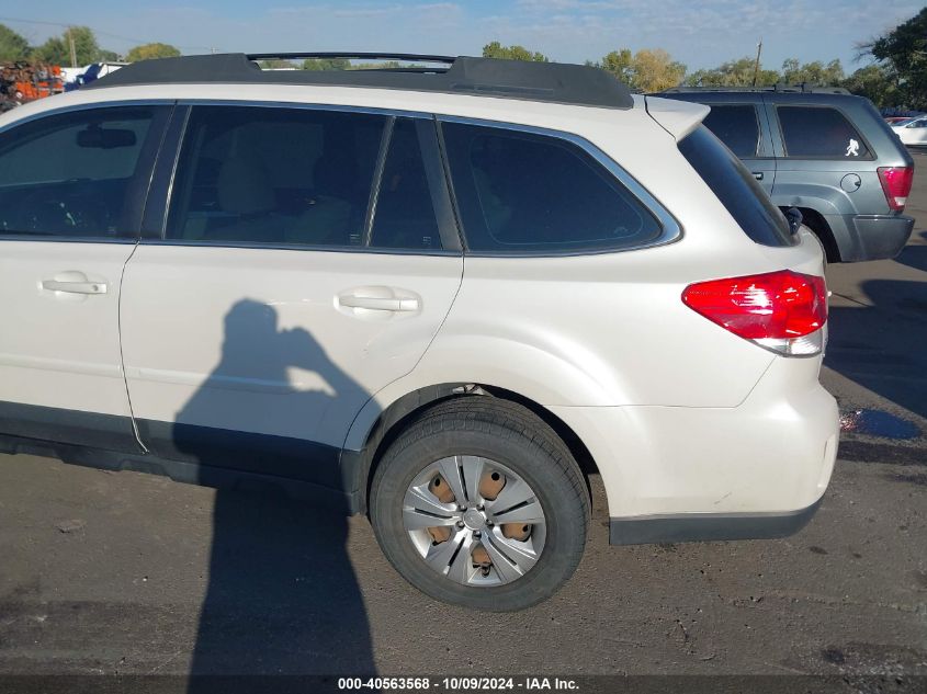 2011 Subaru Outback 2.5I VIN: 4S4BRBAC0B1359232 Lot: 40563568