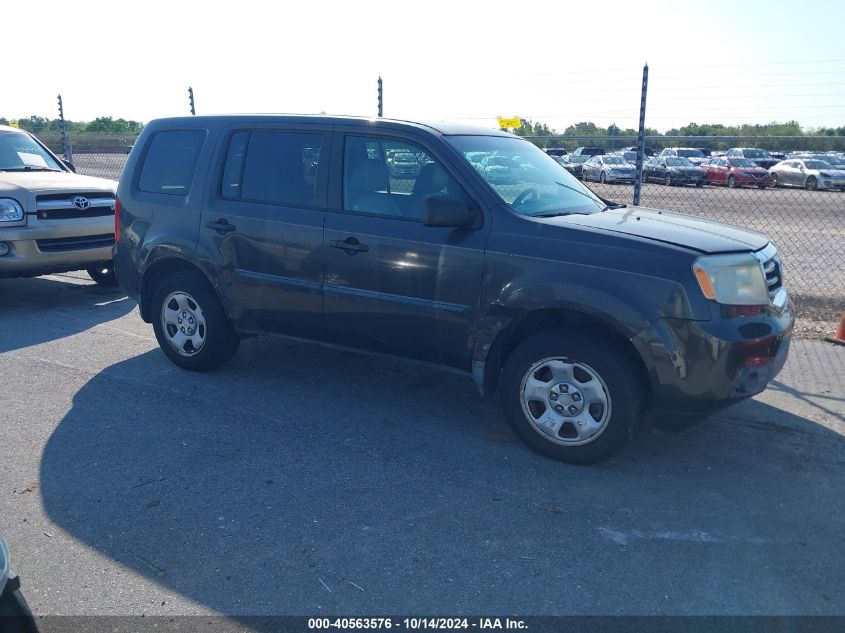 2012 Honda Pilot Lx VIN: 5FNYF3H22CB026324 Lot: 40563576