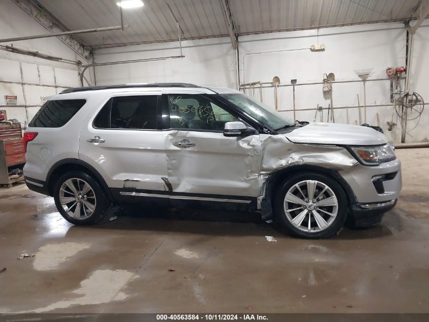 2018 Ford Explorer Limited VIN: 1FM5K8F84JGA43448 Lot: 40563584