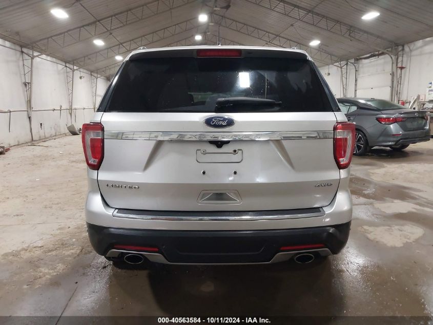 1FM5K8F84JGA43448 2018 Ford Explorer Limited