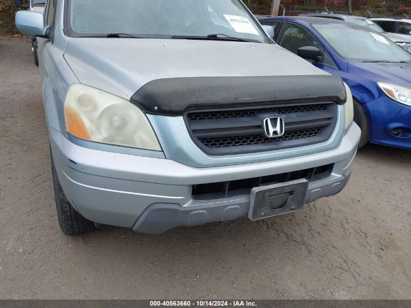 2003 Honda Pilot Ex-L VIN: 2HKYF186X3H514509 Lot: 40563660