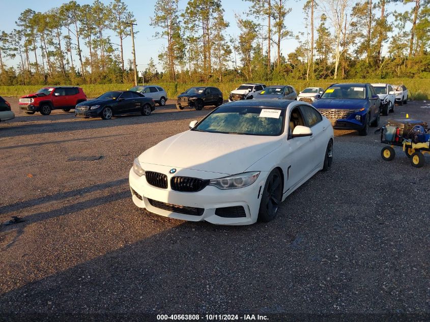 VIN JTKKUPB48E1043825 2015 BMW 435I GRAN COUPE no.2