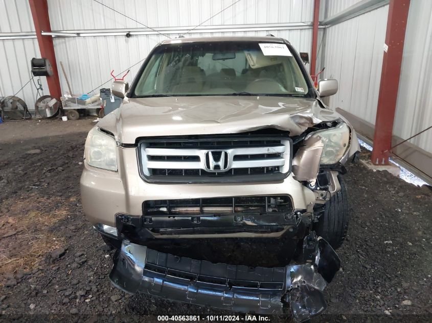 5FNYF18466B029608 2006 Honda Pilot Ex