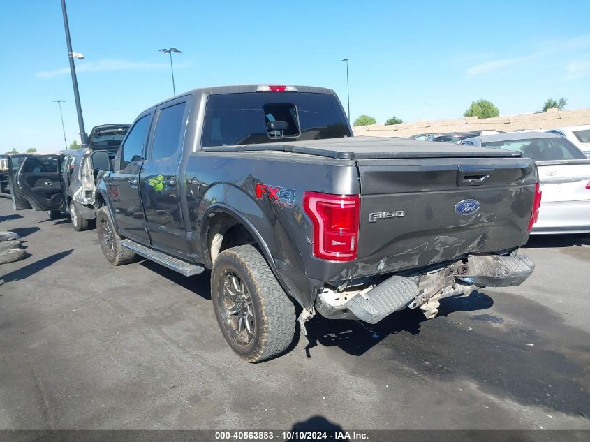 1FTEW1EGXFKE87849 2015 Ford F-150 Lariat