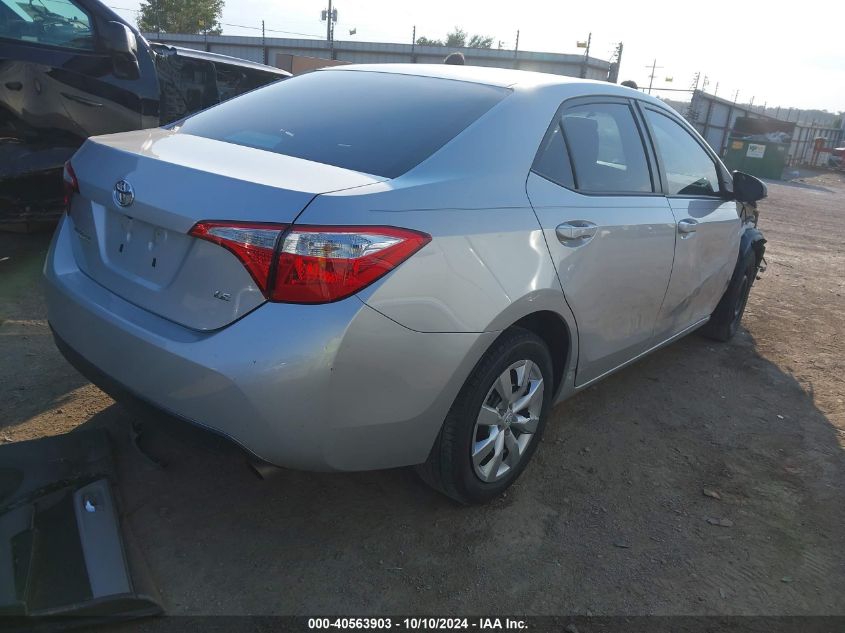 2016 TOYOTA COROLLA LE - 5YFBURHE7GP378267