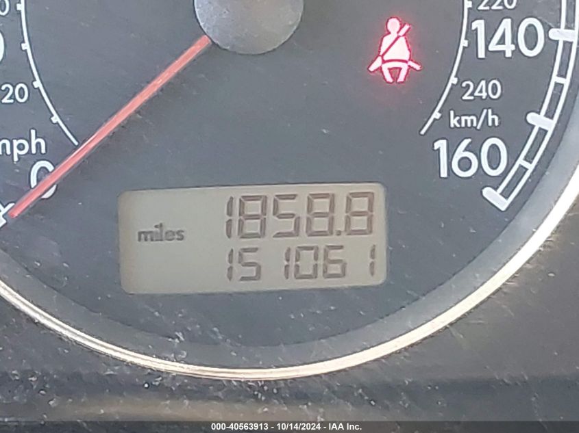 2004 Volkswagen Passat Gl VIN: WVWND63B64E182211 Lot: 40563913