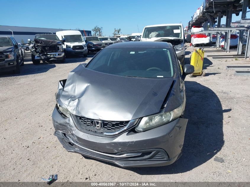 2013 Honda Civic Lx VIN: 19XFB2F56DE056086 Lot: 40563967