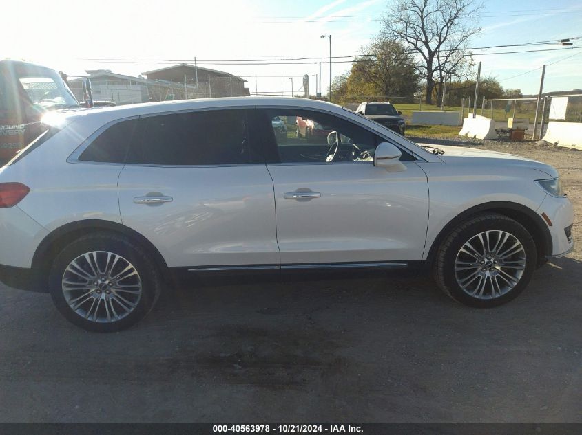 2018 Lincoln Mkx Reserve VIN: 2LMPJ8LR5JBL13873 Lot: 40563978