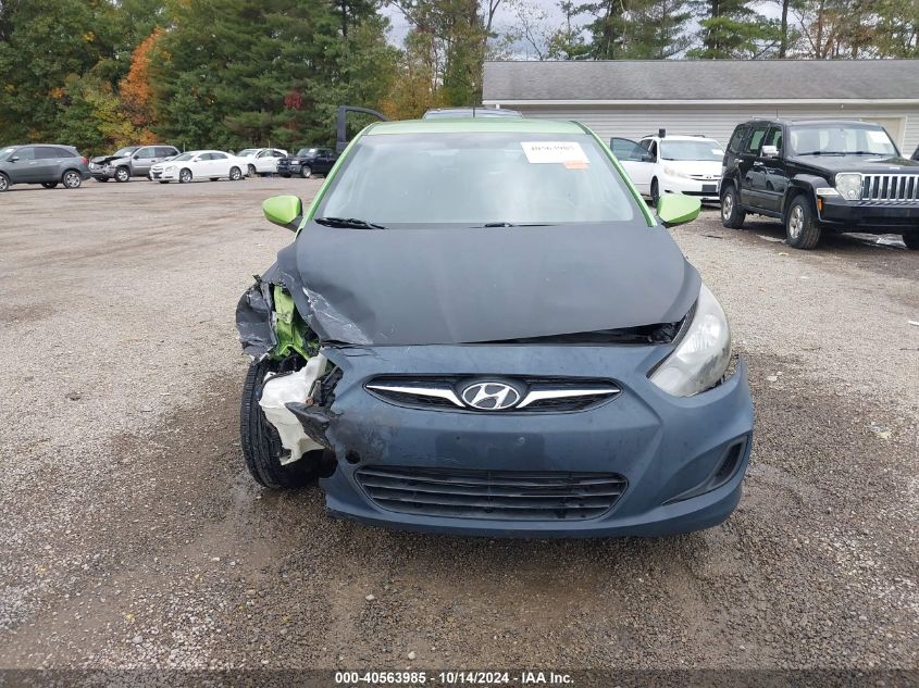 2014 Hyundai Accent Gs VIN: KMHCT5AE4EU166321 Lot: 40563985