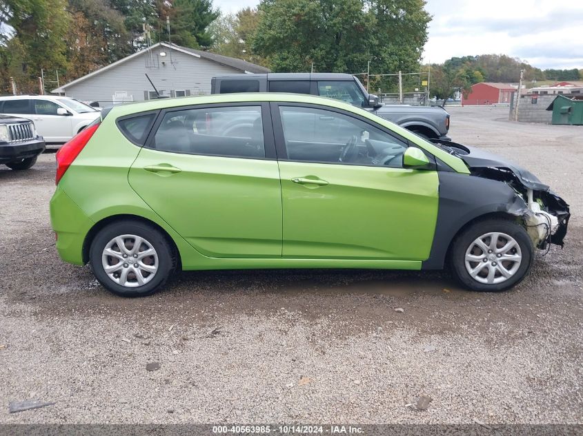 2014 Hyundai Accent Gs VIN: KMHCT5AE4EU166321 Lot: 40563985