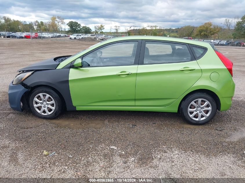 2014 Hyundai Accent Gs VIN: KMHCT5AE4EU166321 Lot: 40563985