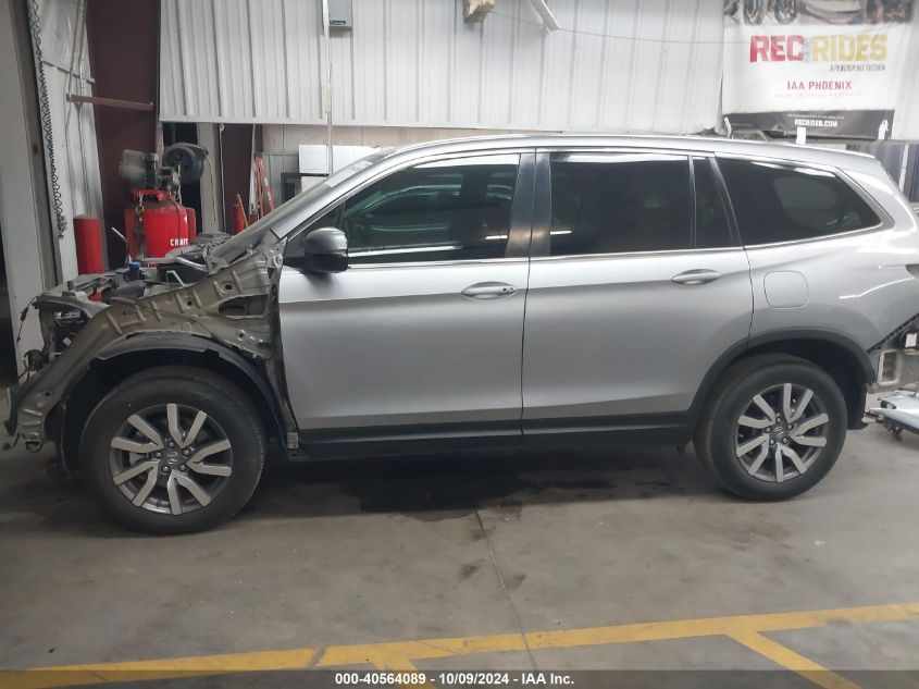 5FNYF5H52KB045105 2019 Honda Pilot Ex-L