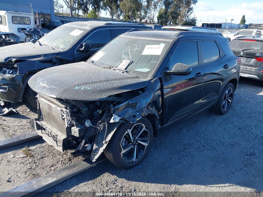 VIN KL79MTSL2MB160442 2021 CHEVROLET TRAILBLAZER FWD RS