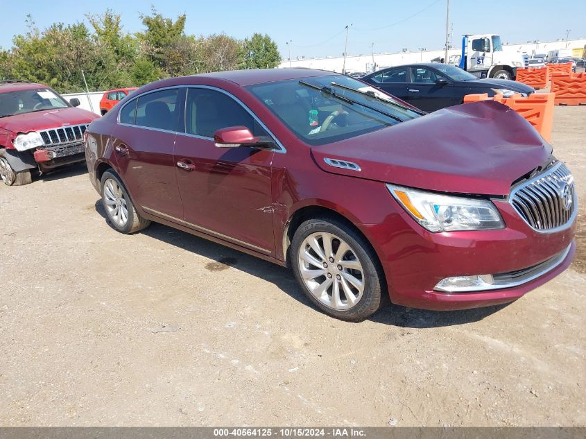 2015 Buick Lacrosse Leather VIN: 1G4GB5G34FF144366 Lot: 40564125